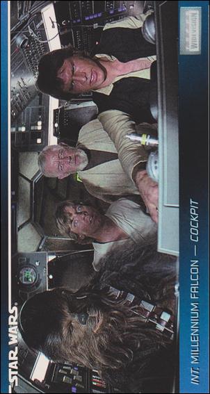 Star Wars Widevision (Base Set) card 60 Int. Millennium Falcon - Cockpit