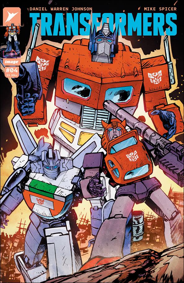 Transformers (2023) issue 4 Daniel Warren Johnson Cover