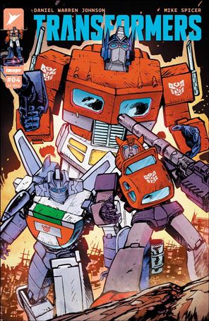 Transformers (2023) issue 4 Daniel Warren Johnson Cover