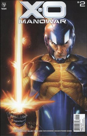 X-O Manowar (2020) issue 2-B Netho Diaz Cover