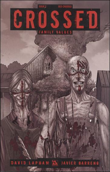 Crossed: Family Values issue 2-D Red Crossed Cover 