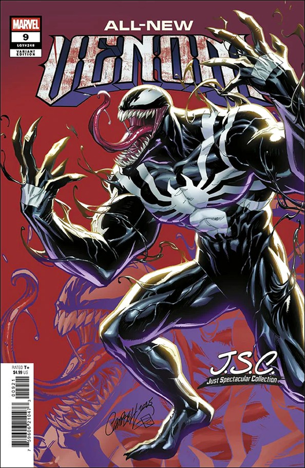 All-New Venom issue 9-B J. Scott Campbell Just Spectacular Cover