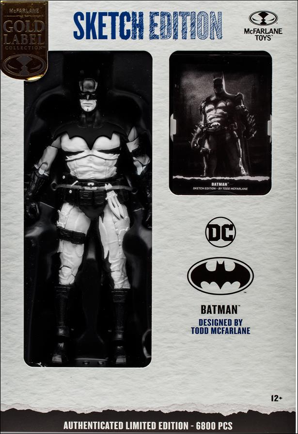 McFarlane DC Multiverse (Gold Label) issue NN 42 Batman Todd McFarlane Sketch Edition 1/6800 