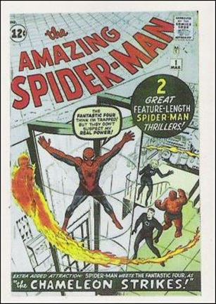Marvel Super Heroes First Issue Covers (Base Set) card 2 Spider-Man