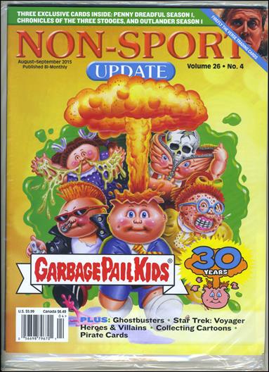 Non-Sport Update (2015) issue 4 Polybagged with Promo Cards