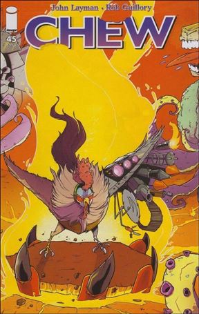 Chew issue 45-B Wraparound Tri-fold cover