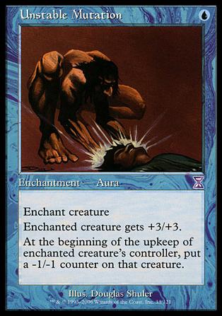 Magic the Gathering: Time Spiral (Timeshifted Subset) card 33 Unstable Mutation