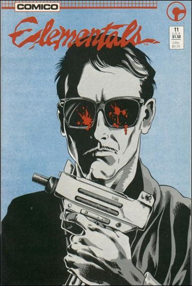 Elementals (1984) issue 11 Wraparound Cover