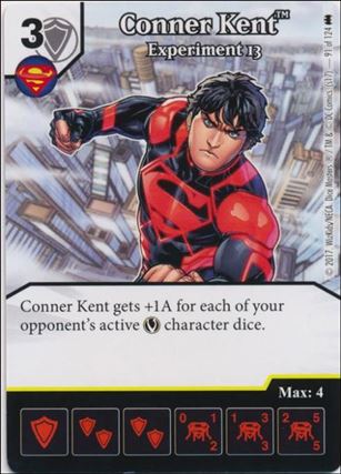 DC Comics Dice Masters Batman card 91 Conner Kent: Experiment 13