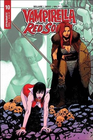 Vampirella / Red Sonja issue 10-E Drew Moss Cover