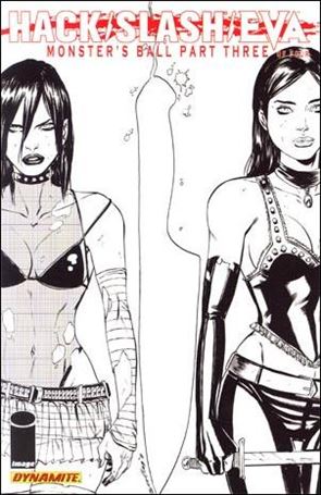 Hack/Slash/Eva: Monster's Ball issue 3-B Sketch Cover