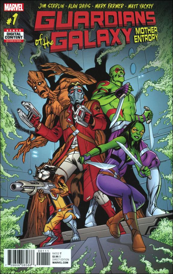 Guardians of the Galaxy: Mother Entropy issue 1 Alan Davis Cover