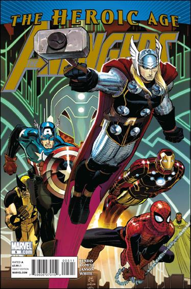 Avengers (2010) issue 5 John Romita Jr. Cover