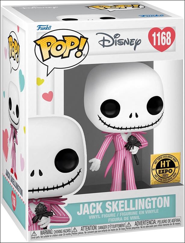 POP! Disney figure 1168 Jack Skellington Hot Topic Expo Exclusive