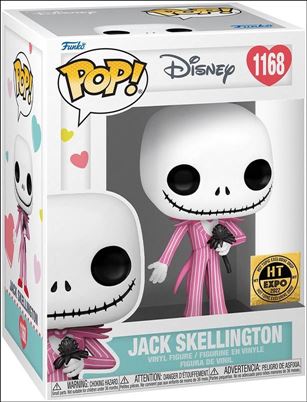 POP! Disney figure 1168 Jack Skellington Hot Topic Expo Exclusive