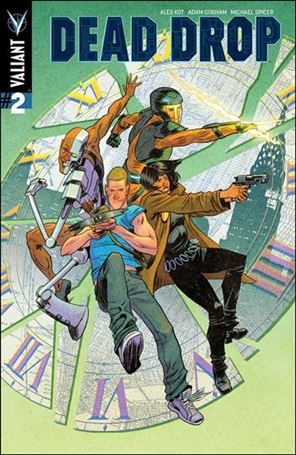 Dead Drop issue 2-B Adam Gorham Cover