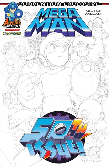 Mega Man issue 50-G Patrick "Spaz" Spaziante Convention Cover