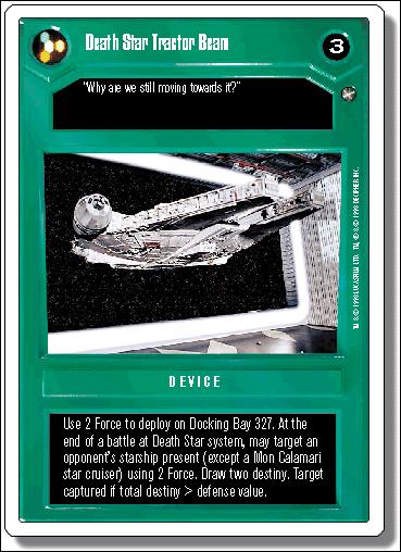Star Wars: A New Hope Revised (Base Set) card 30 Death Star Tractor Beam
