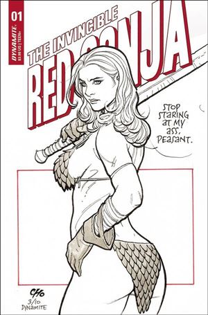 Invincible Red Sonja issue 1.00-D Frank Cho Cover