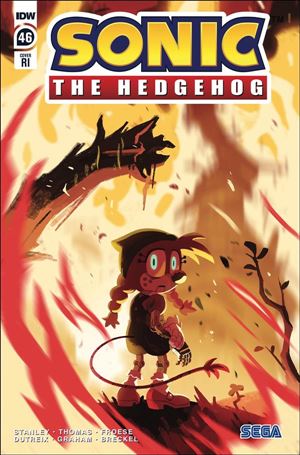 Sonic the Hedgehog (2018) issue 46-C Nathalie Fourdraine 1:10 Cover