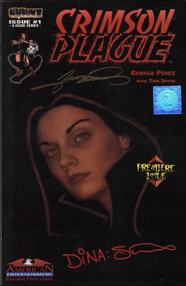 Crimson Plague issue 1-D Wizard AE Photo Cover (Sgd. by George Perez) 1/xxx