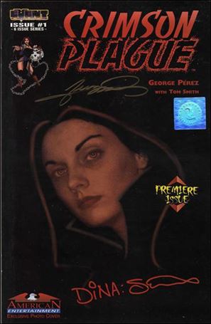 Crimson Plague issue 1-D Wizard AE Photo Cover (Sgd. by George Perez) 1/xxx