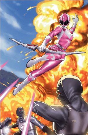 Mighty Morphin issue 21-G Taurin Clarke 1:10 Virgin FOC Reveal Cover