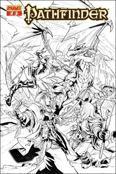 Pathfinder issue 8-C Carlos Gomez 1:xx Black & White Cover
