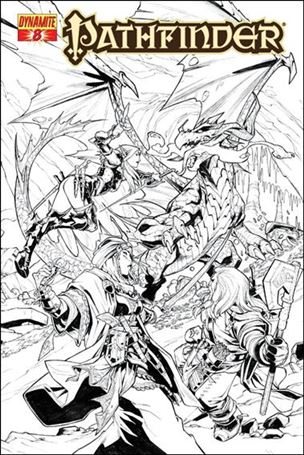 Pathfinder issue 8-C Carlos Gomez 1:xx Black & White Cover
