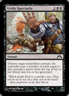 Magic the Gathering: Gatecrash (Base Set) card 66 Grisly Spectacle
