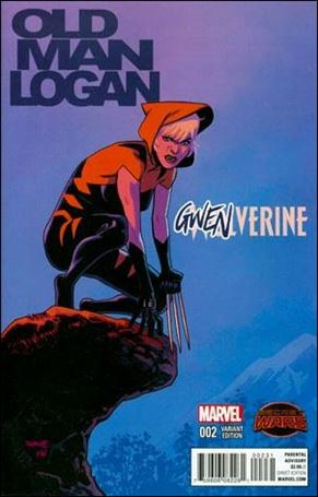 Old Man Logan (2015) issue 2-C Chris Samnee Gwenverine Cover