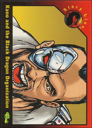 Mortal Kombat (Base Set) card 94 Kano and the Black Dragon Organization