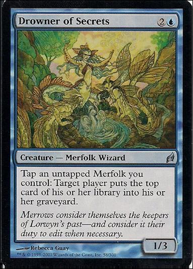 Magic the Gathering: Lorwyn (Base Set) card 58 Drowner of Secrets