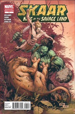 Skaar: King of the Savage Land issue 1-B Billy Tan Cover