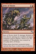 Magic the Gathering: Shadowmoor (Base Set) card 97 Jaws of Stone
