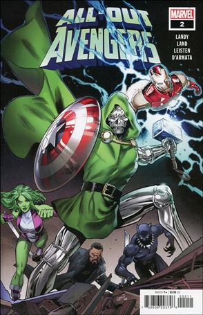 All-Out Avengers issue 2 Greg Land Cover