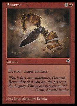Magic the Gathering: Tempest (Base Set) card 202 Shatter