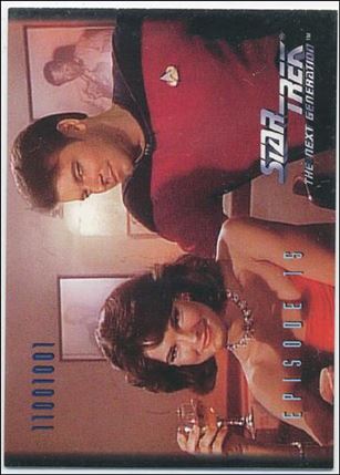 Star Trek: The Next Generation - The Episode Collection Season One (Base Set) card 53 11001001, Episode 15B
