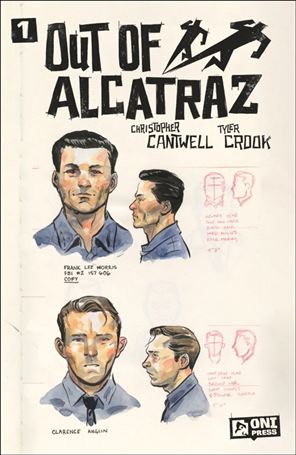 Out of Alcatraz issue 1-D Tyler Crook Sketchbook 1:10 Cover