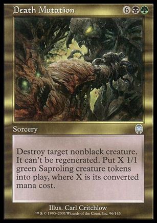 Magic the Gathering: Apocalypse (Base Set) card 96 Death Mutation