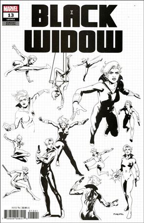 Black Widow (2020) issue 13-F Rafael Pimentel 1:50 Design Cover