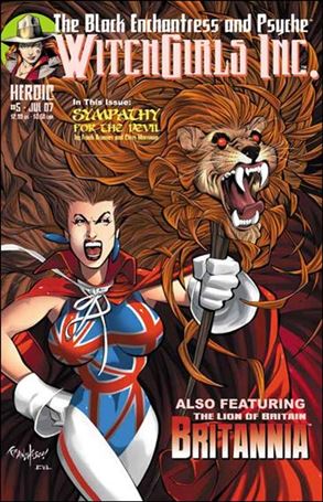 WitchGirls, Inc. issue 5-B Britannia Cover