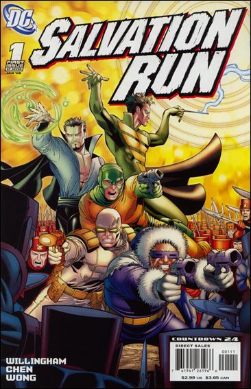 Salvation Run issue 1 Sean Chen Cover