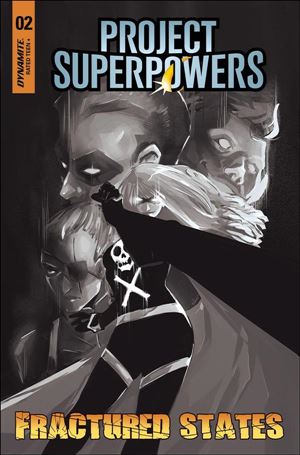 Project Superpowers: Fractured States issue 2-H Paula Andrade 1:11 Black & White Cover