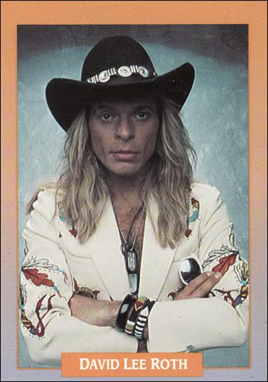 Rock Cards (Base Set) card 220 David Lee Roth
