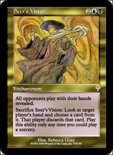 Magic the Gathering: Invasion (Base Set) card 270 Seer's Vision