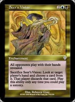 Magic the Gathering: Invasion (Base Set) card 270 Seer's Vision