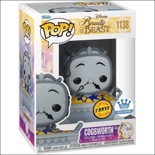 POP! Disney figure 1138-B Cogsworth (B & W Chase)