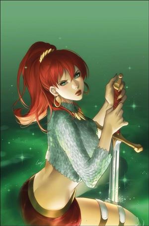 Immortal Red Sonja issue 4-O Leirix Li 1:25 Virgin Cover