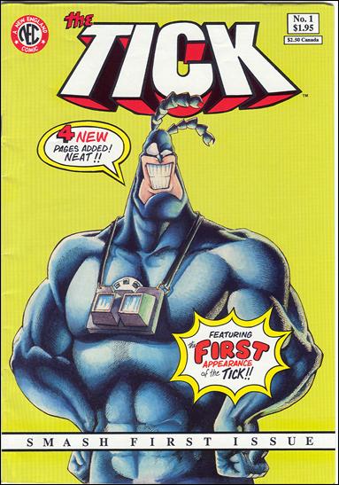 Tick (1988) issue 1-D Yellow Background Cover (3rd Printing)